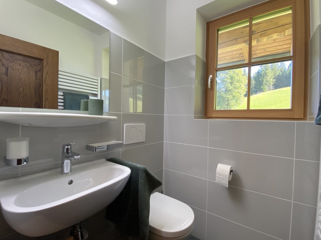 The bathroom and WC to the separate guest room